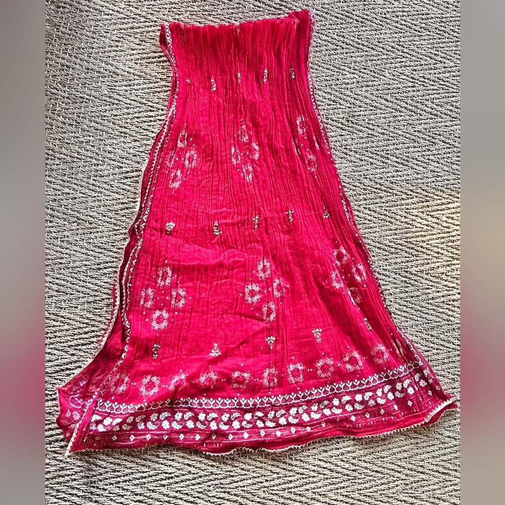 Red Indian Scarf